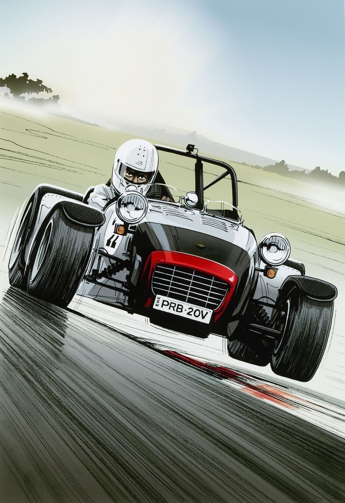 1200x1751  Pin от Валена Таффа на Super 7 и реплики | Caterham cars Caterham Classic racing cars