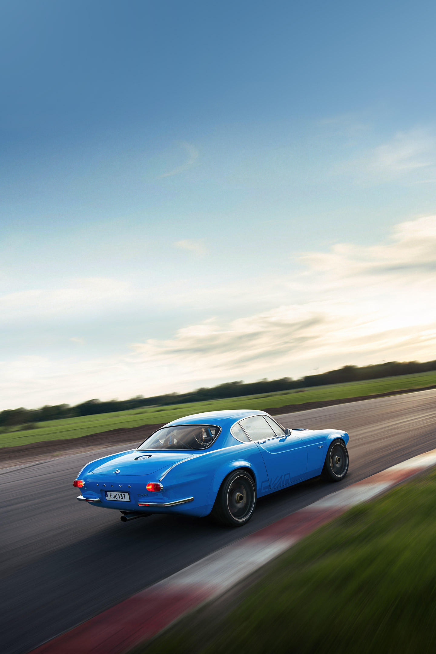 1440x2160   Скачать 2020 Volvo P1800 Cyan Wallpapers - WSupercars