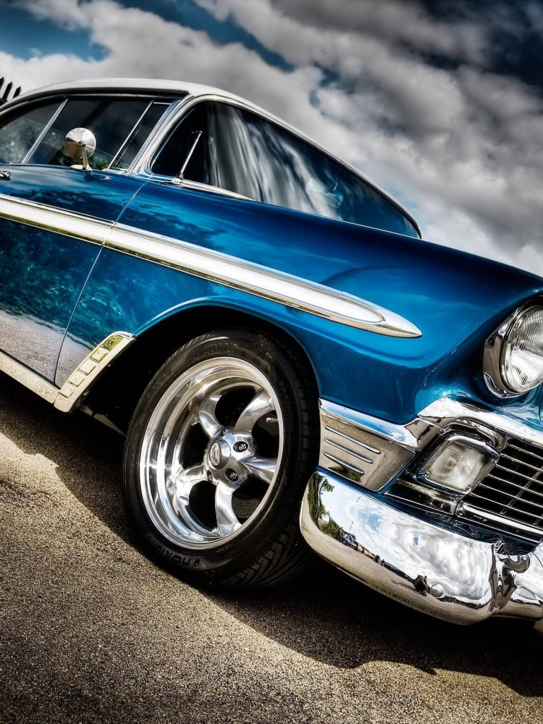 768x1024   Автомобиль Классические винтажные обои для мобильных устройств - Стена мобильного 