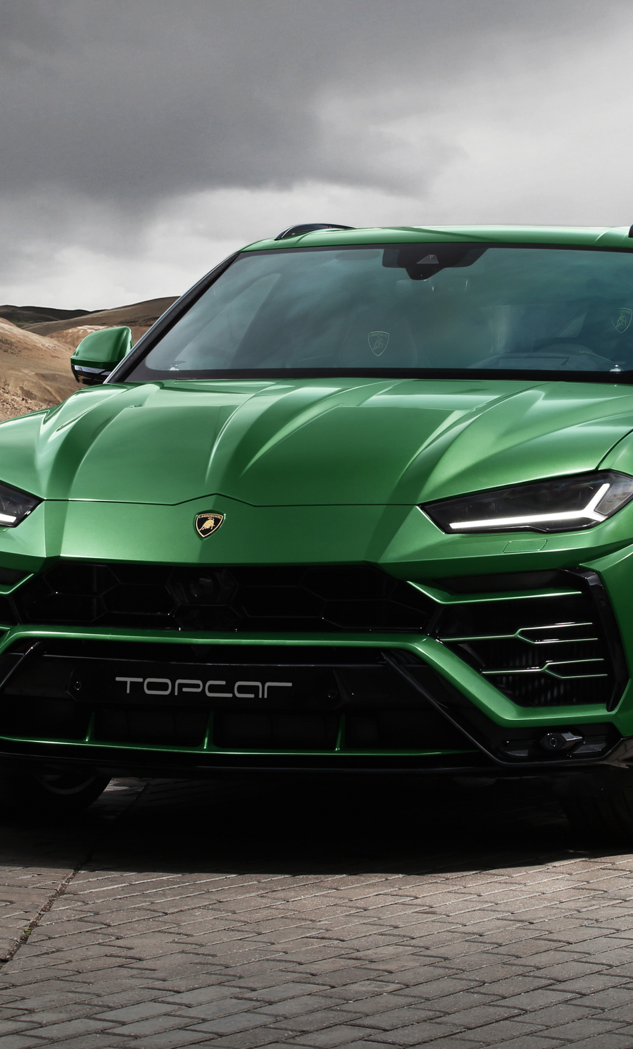 1280x2120  Lamborghini Urus Compact Suv Green Car 2018 Обои - Lamborghini Urus 2019 Green - обои 1280x2120 - teahub. io