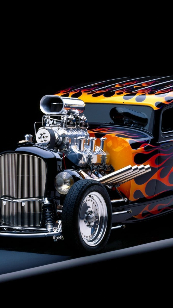 720x1280   Hot Rod Flames Paint - 720x1280 Обои - teahub.io 