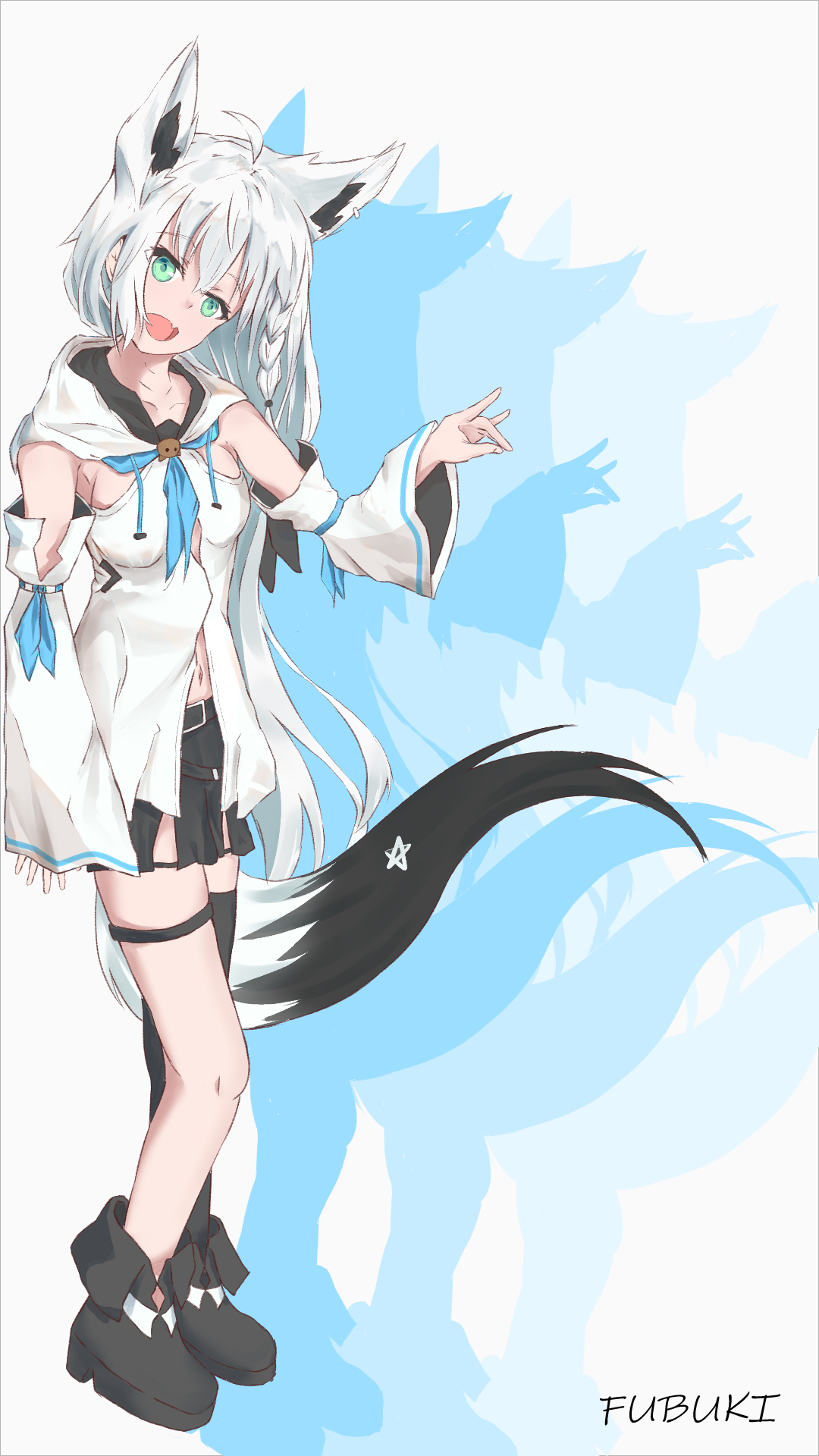 1080x1920  Shirakami Fubuki - Shirakami Fubuki Channel - Mobile Wallpaper # 3037593 - Zerochan Anime Image Board