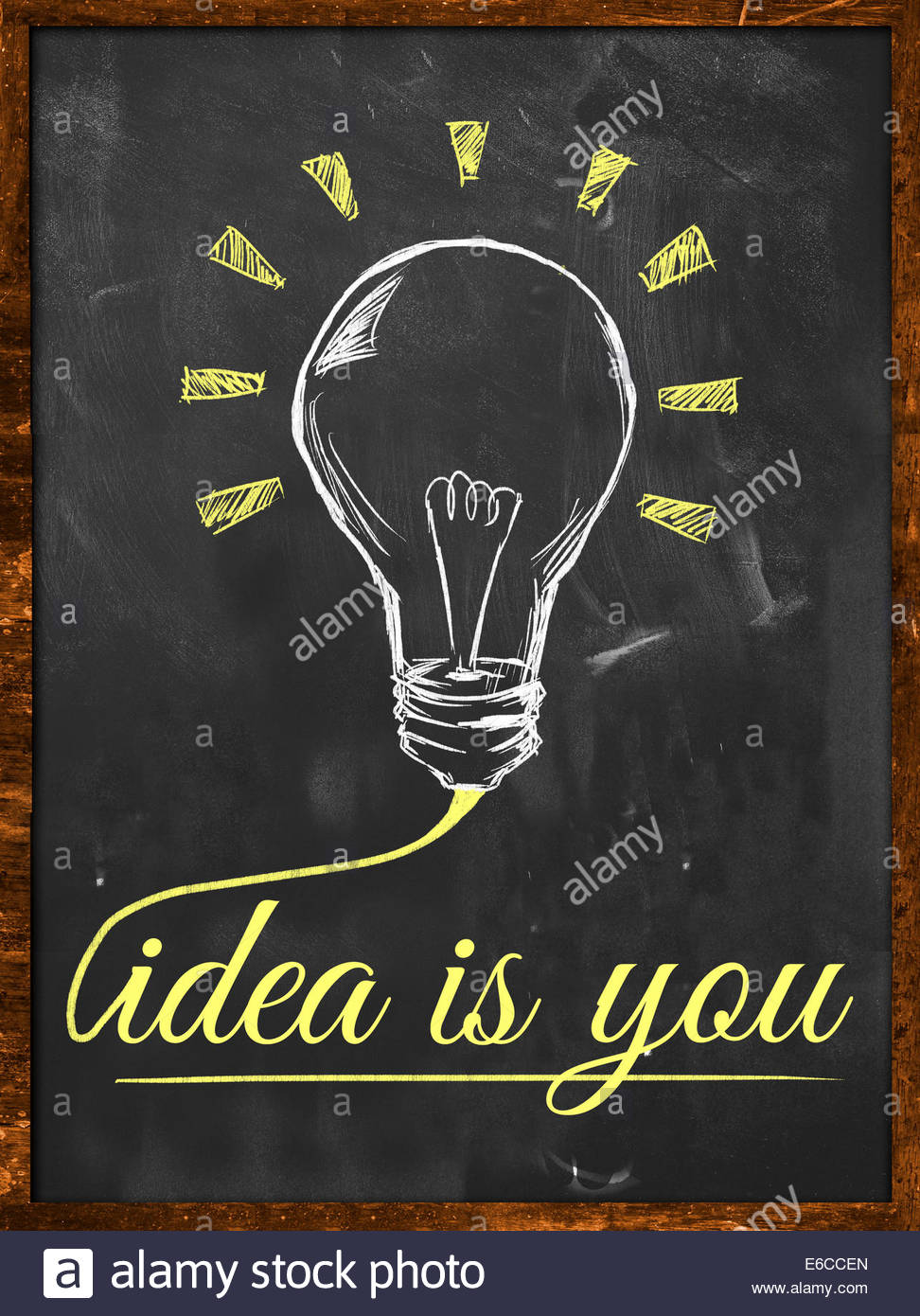 972x1390   Idea is you wallpaper blackboard Drawing Art Фото со стока - Alamy