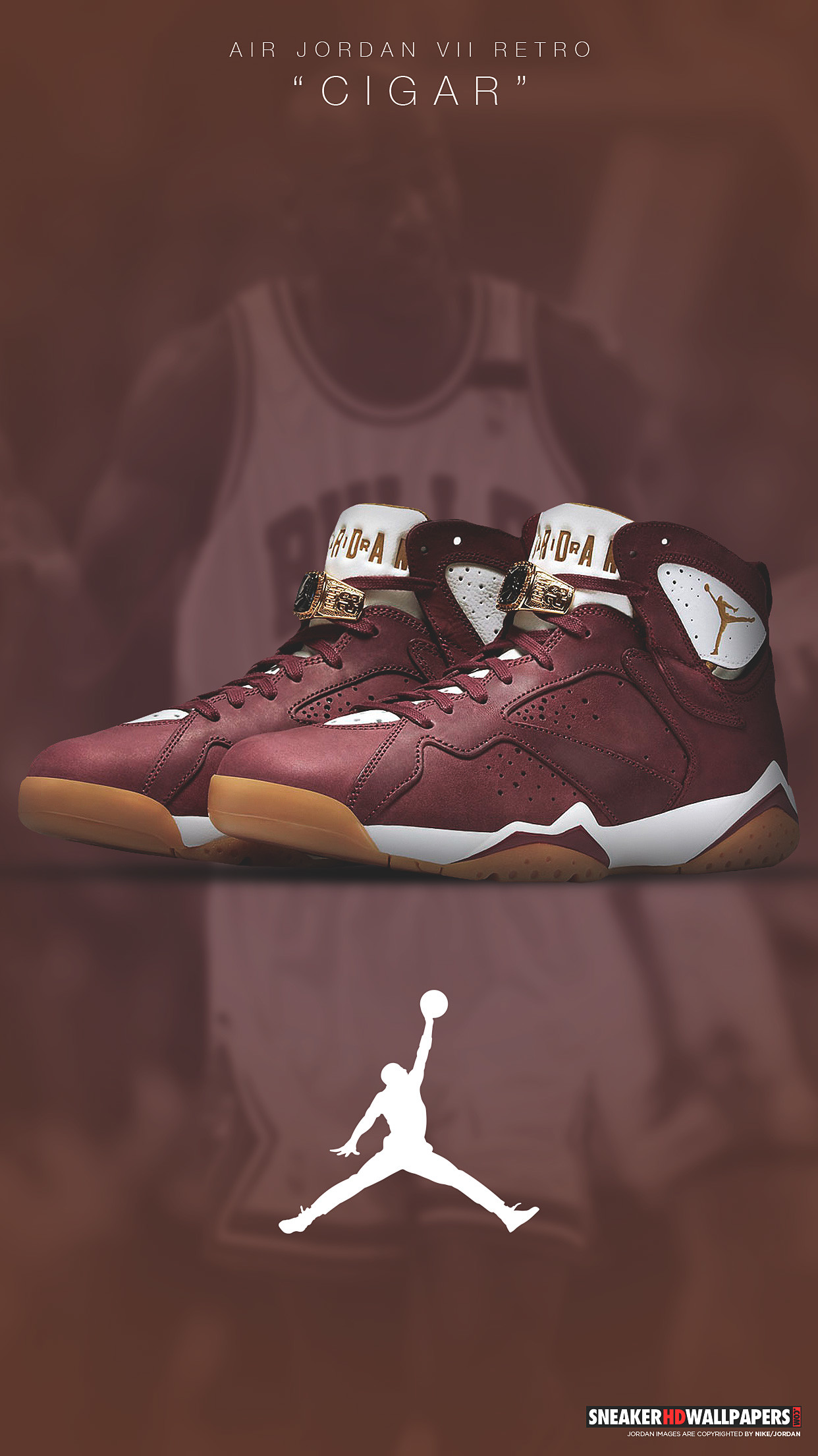 1242x2208  Jordan 7 Cigar Wallpaper Data-src / w / full / d / b / 9/326408 - Air Jordan - 1242x2208 - Загрузите HD-обои - WallpaperTip
