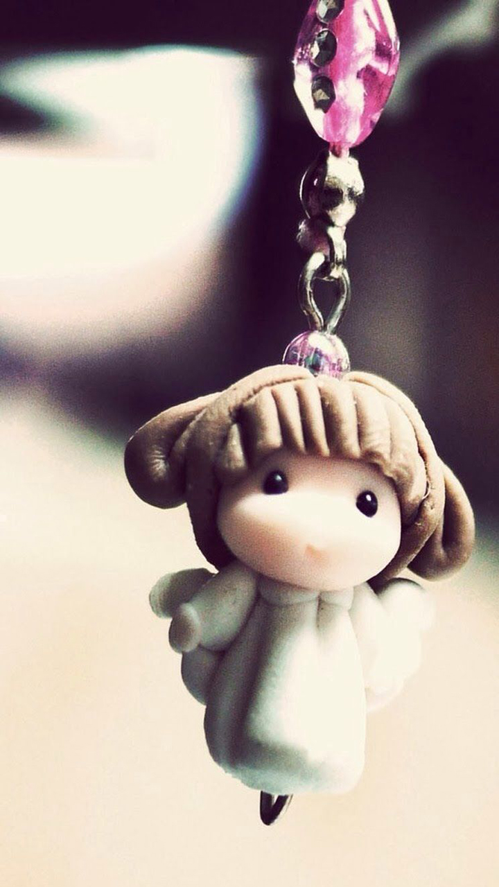720x1280  Cute Doll Keyring - Мобильные обои