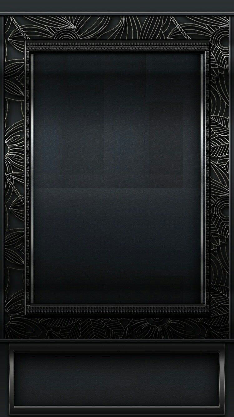 750x1334  Black Frame Wallpaper | Обои для мобильного телефона Черные обои для телефона Черные обои iphone