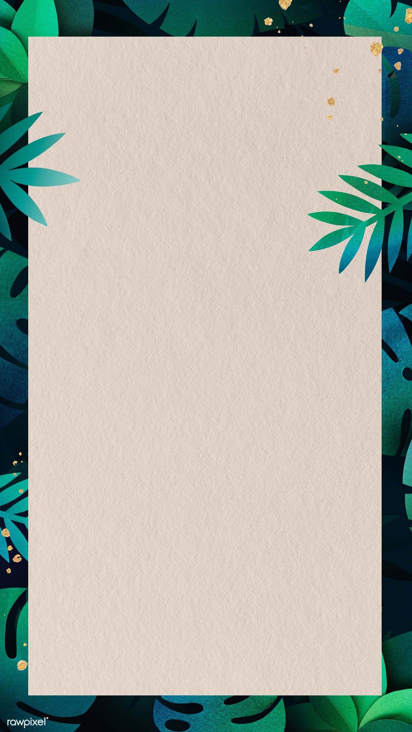 1400x2489   Leafy прямоугольная рамка обои для мобильного телефона | изображение премиум-класса от rawpixel.com / Adj | Обои на телефон Обои на экран телефона Обои на мобильный телефон