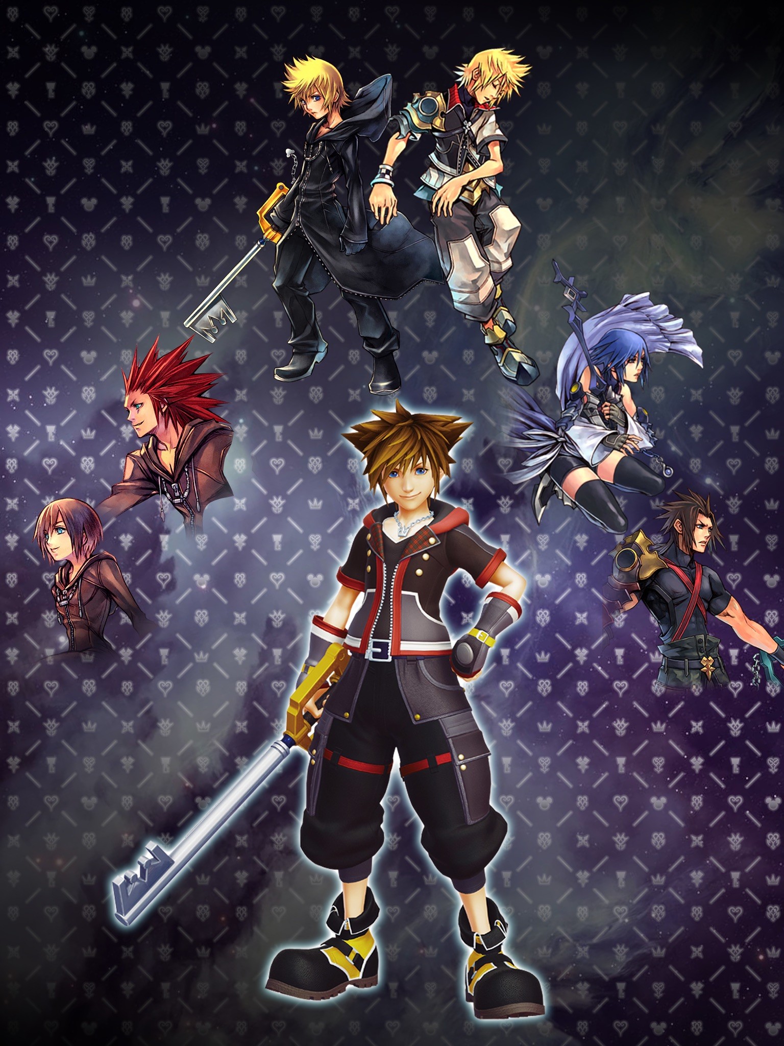 1536x2048 Kingdom Hearts Mobile Wallpaper (67+ изображений) 