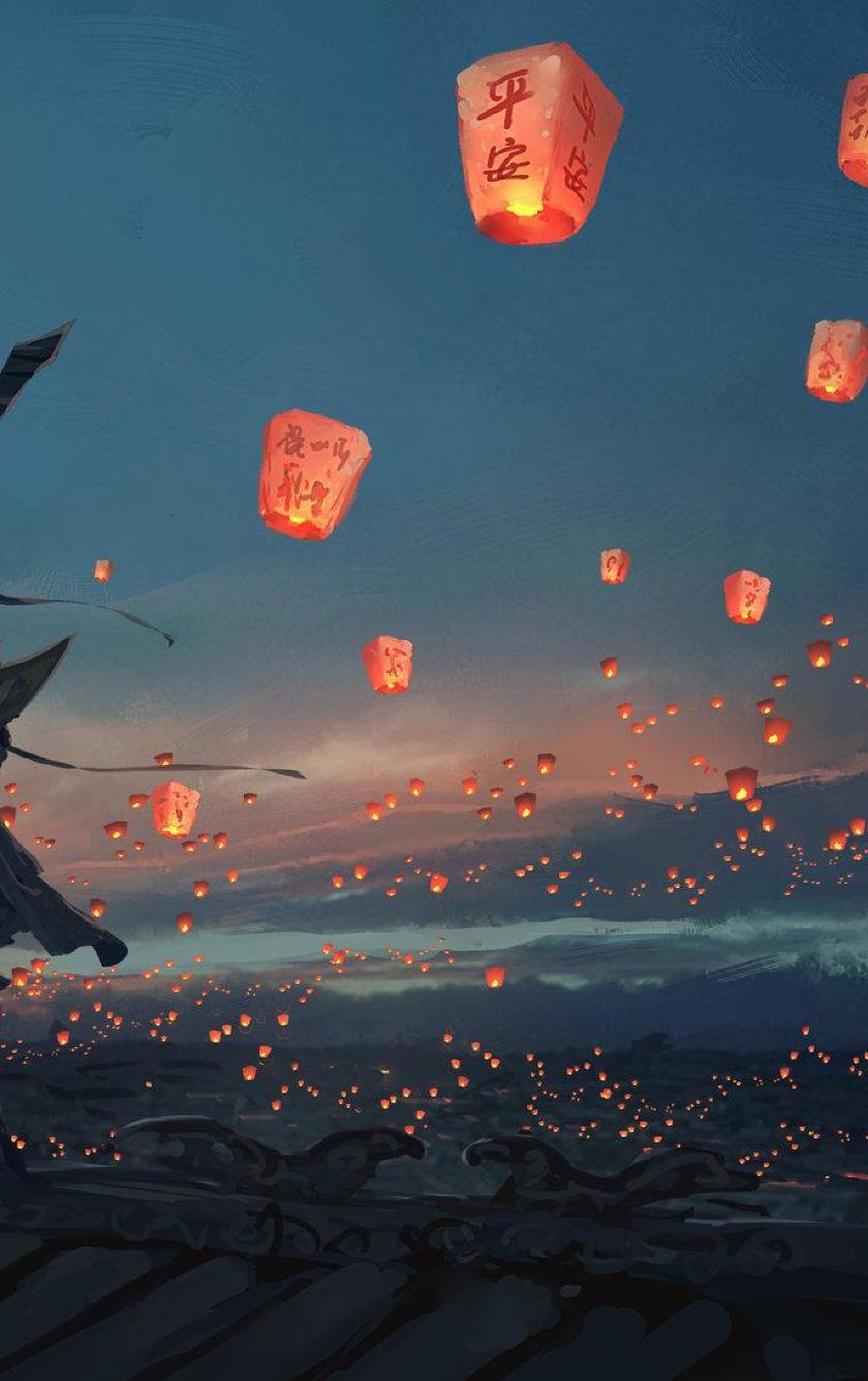 840x1336  840x1336 Небесные Фонари 840x1336 Разрешение Обои HD Природа 4K Обои Изображения Фото и Фон