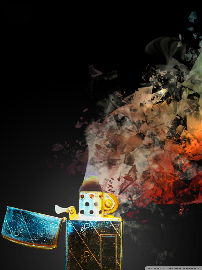 768x1024  Zippo Lighter Abstract Ultra HD Desktop Background Wallpaper для 4K UHD TV: Планшет: Смартфон