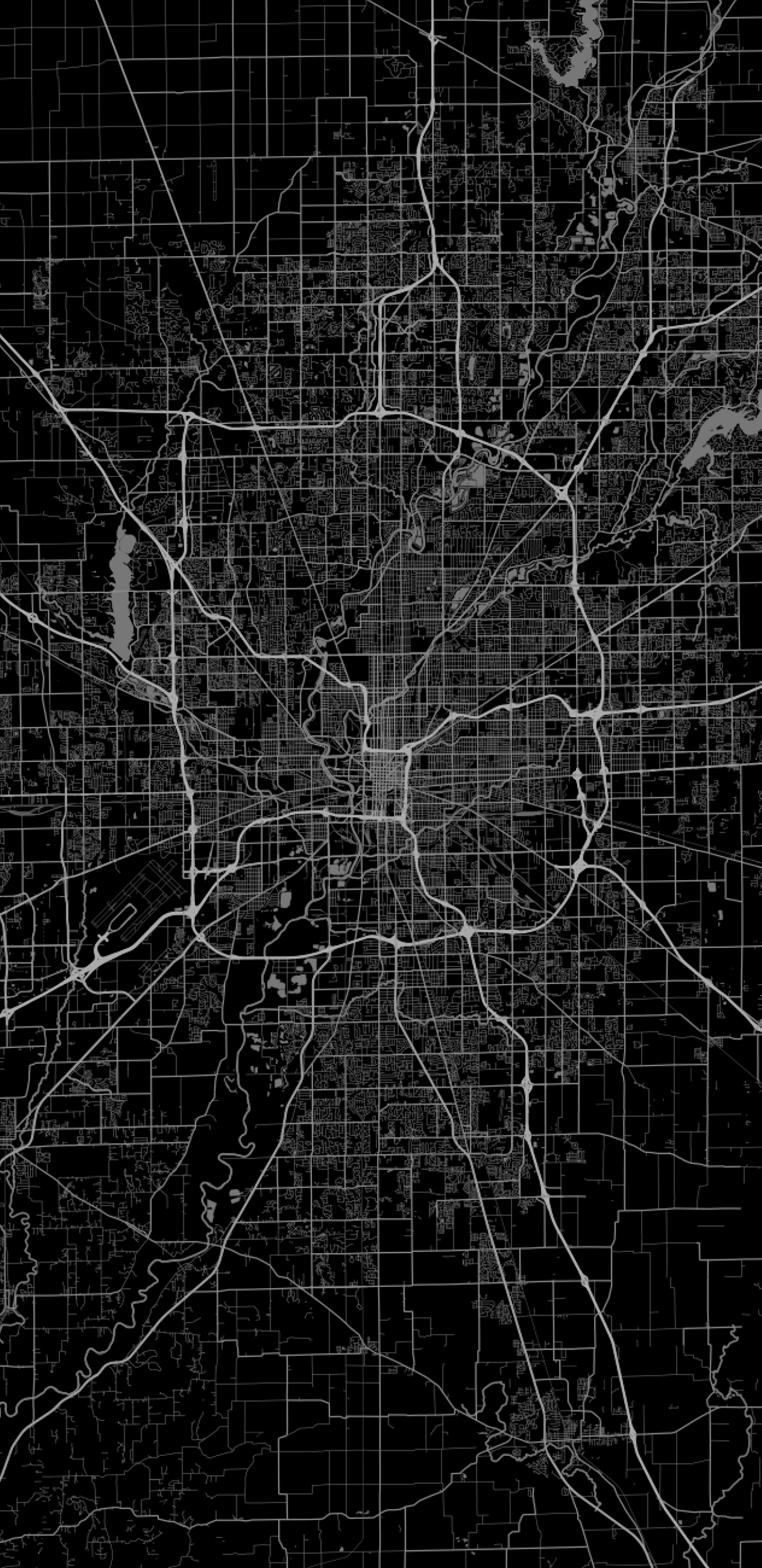 1440x2960  Indianapolis map обои для мобильного телефона: indianapolis