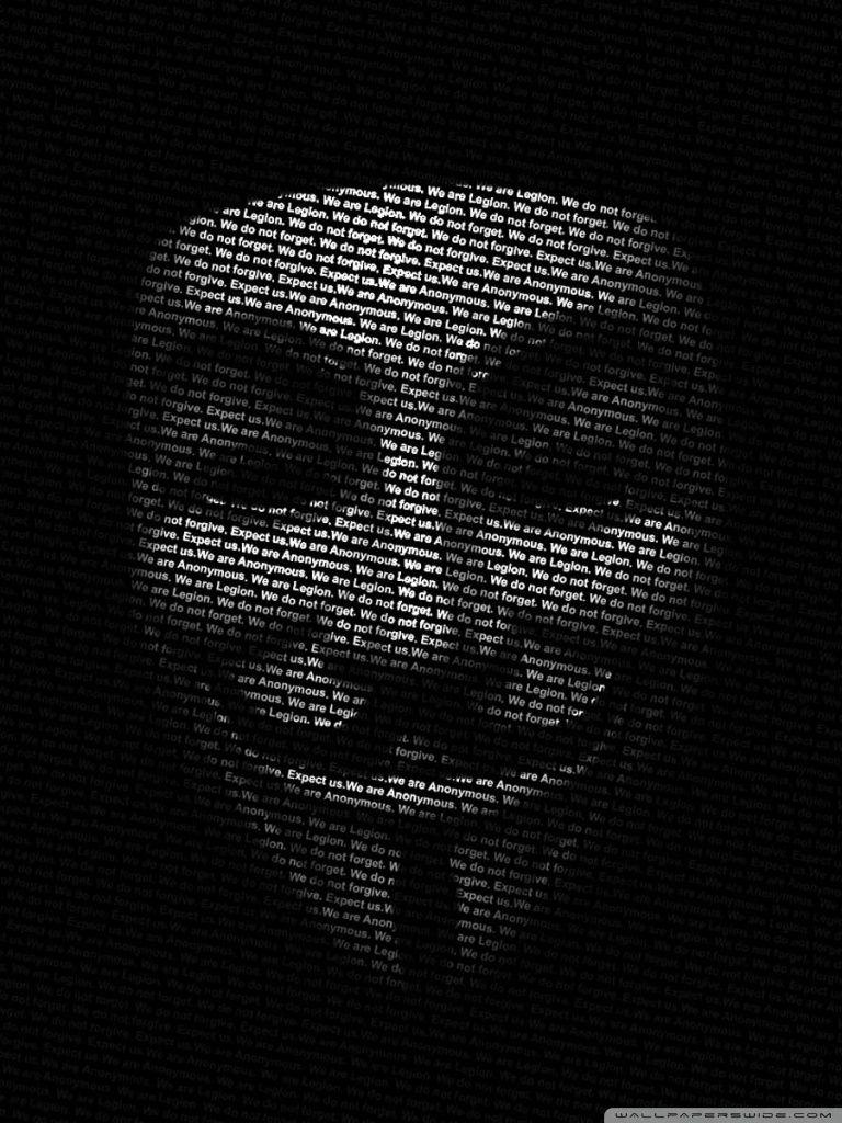 768x1024  Anonymous Mask Burning Hand 4K обои # 6.1056 