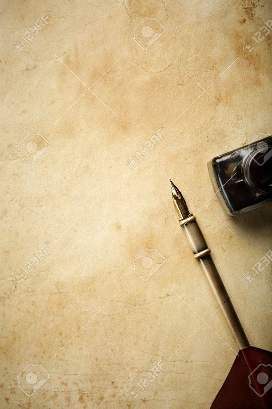 866x1300  Free скачать бумажный фон с чернильницей и ручкой Фотография, картинки, изображения и сток-фотография без роялти. [866x1300] для вашего рабочего стола Mobile \ u0026 Tablet | Изучите 38+ фонов Pen | Перо Обои Перо Фон Перьевая ручка Wallpaper