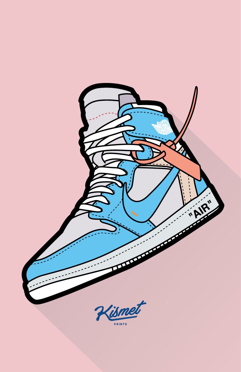 792x1224   Off-White x Air Jordan 1 Обои | Кроссовки обои Обувь обои Nike art