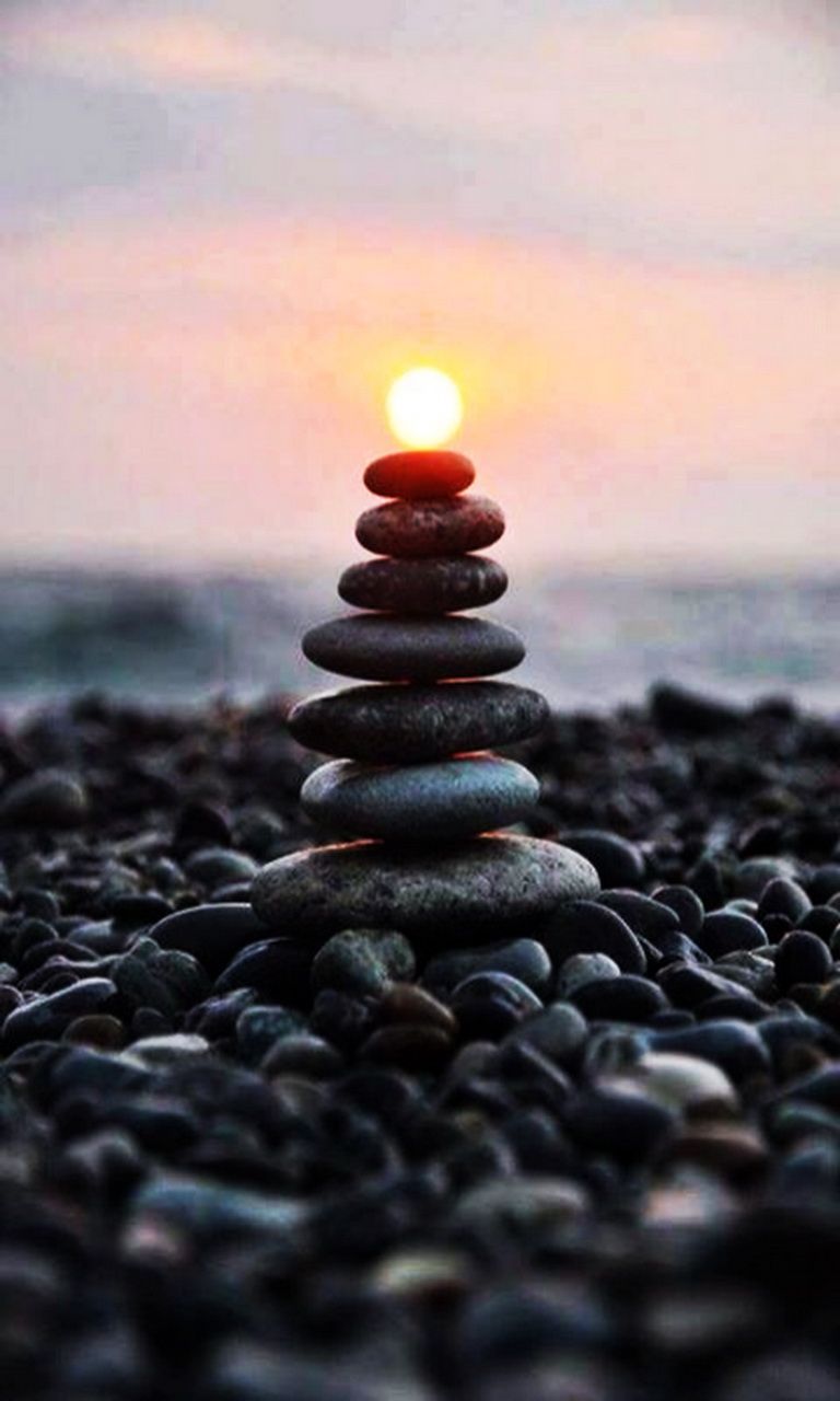 768x1280  Zen Stones | Обои для смартфонов и экраны блокировки | Творческая фотография Фотография натурального искусства fotografica