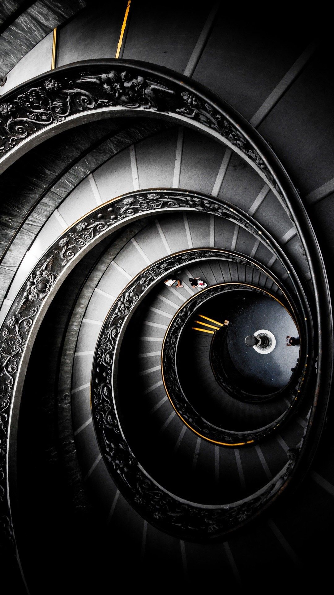 1080x1920   Vatican Bramante Staircase HD Обои | Treppen-design Runde treppen Treppenhäuser 