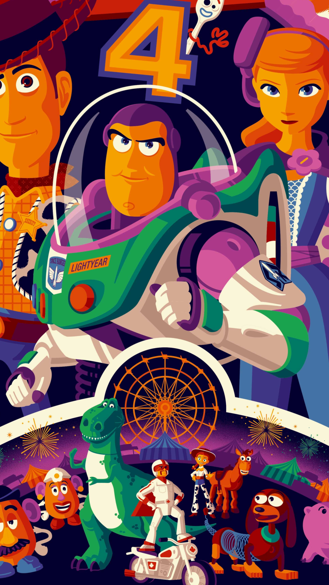 1080x1920  toy story мобильные обои - История игрушек 4 обои