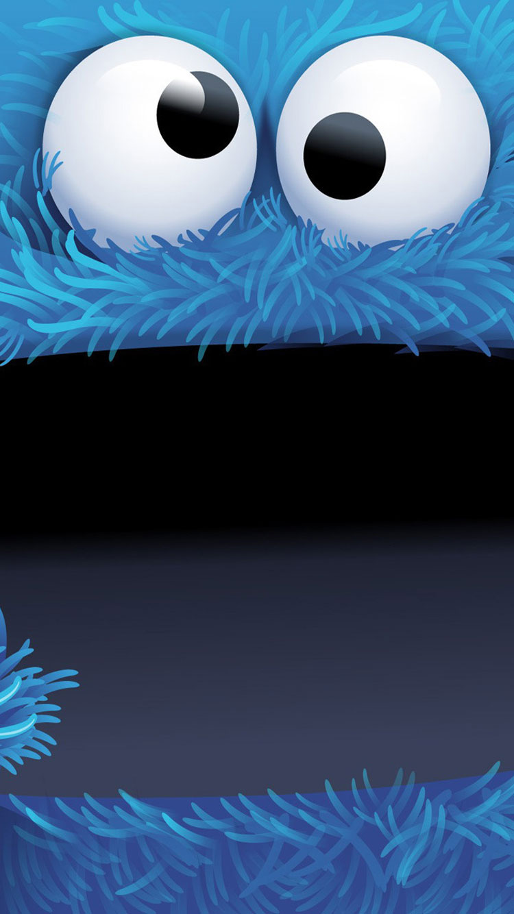 750x1334   48+] Cookie Monster iPhone Обои на WallpaperSafari