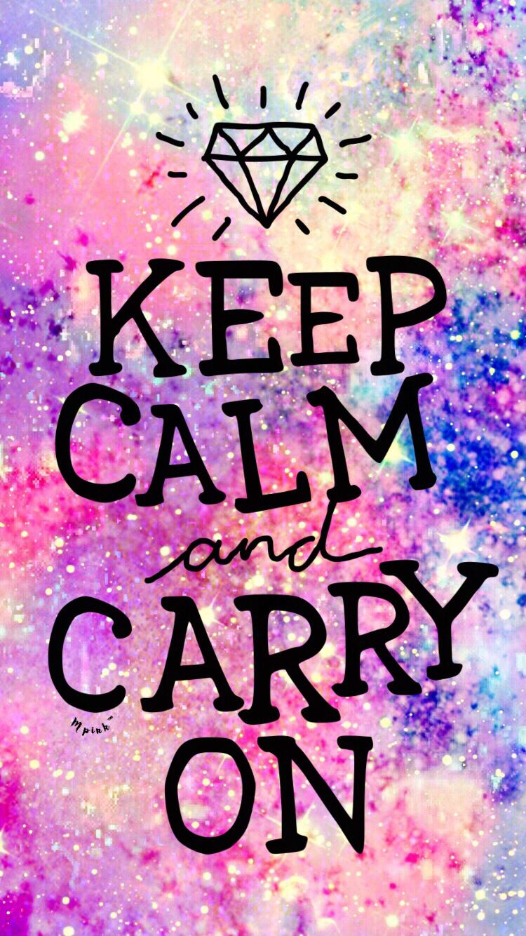 750x1334  Keep Calm Galaxy Wallpaper | Обои Галактика Обои цитаты Вдохновляющие цитаты обои 