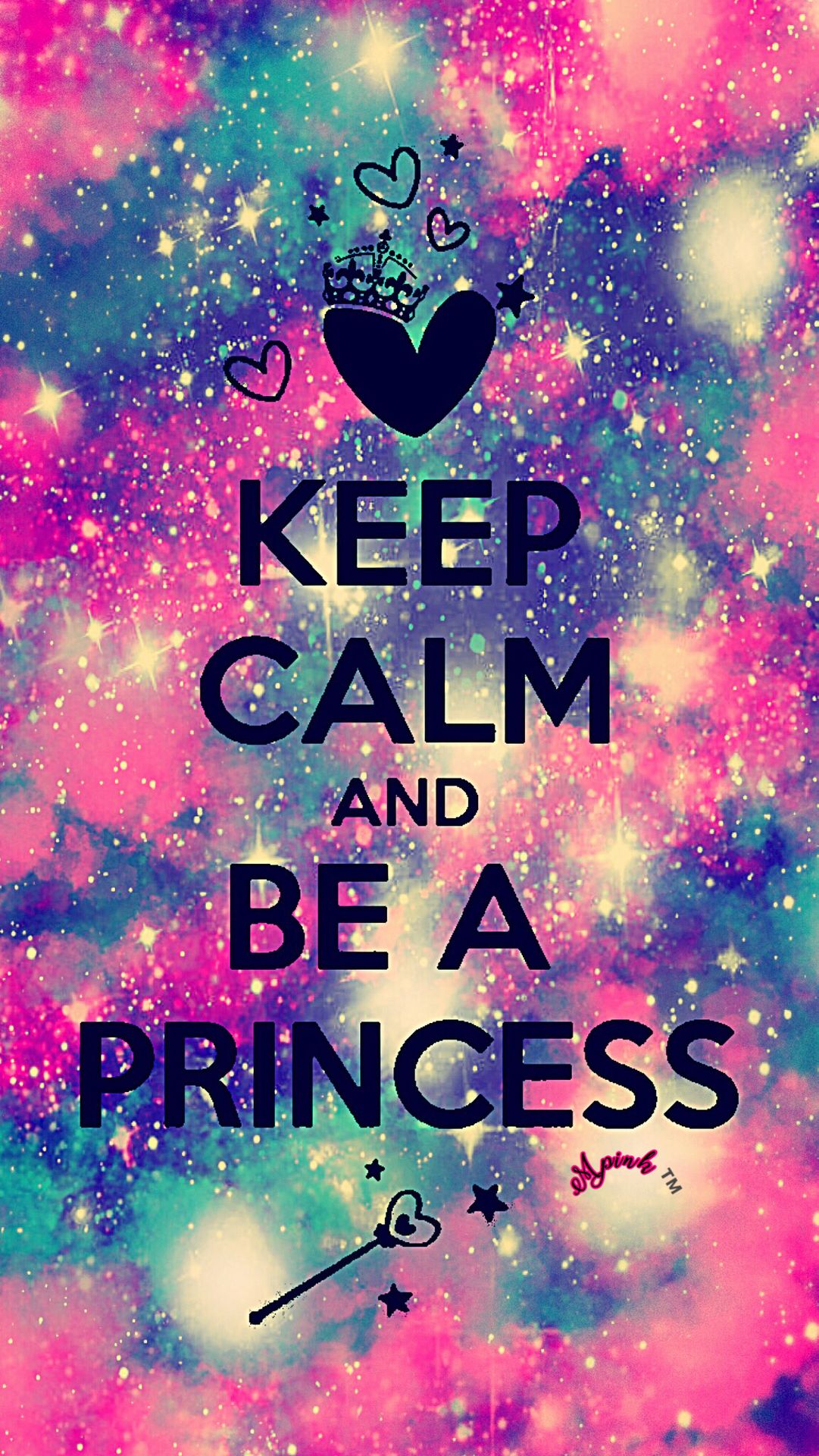 1081x1920  Keep Calm and Be A Princess Обои для рабочего стола Galaxy #androidwallpaper #iphonewpaper # галактика # блеск # г… | Блестящие цитаты Обои для рабочего стола Сохраняйте спокойствие Цитаты Галактики