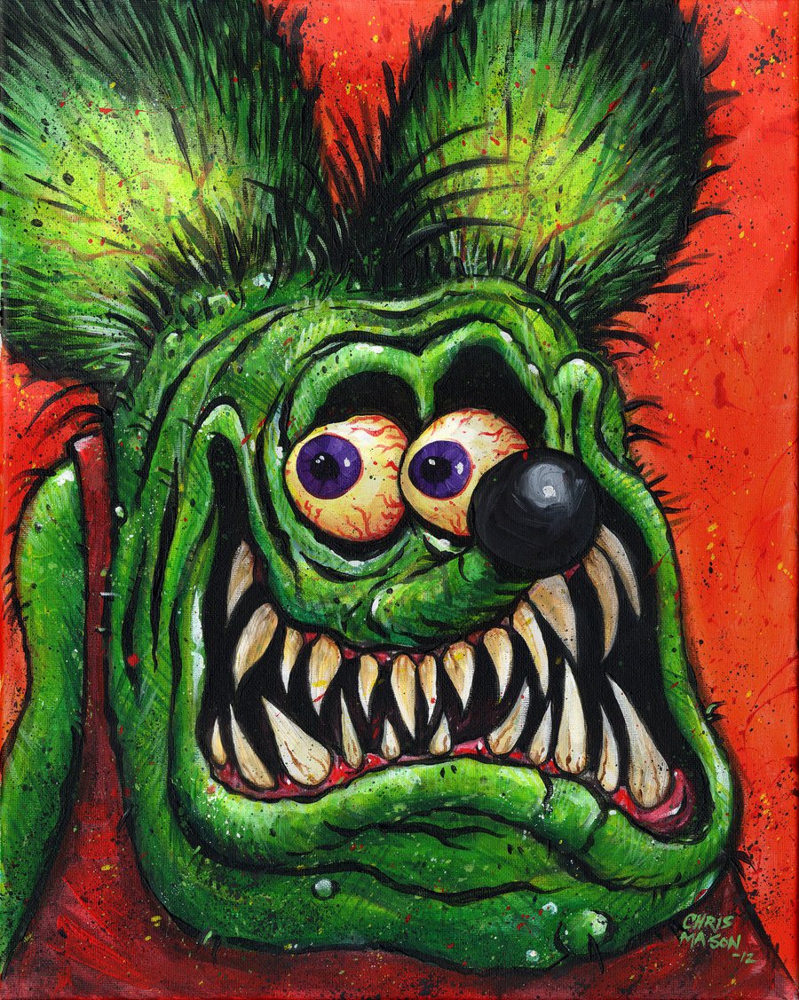 900x1127  Rat Fink Hot Rod Cartoon (страница 1) - Line.17QQ.com 
