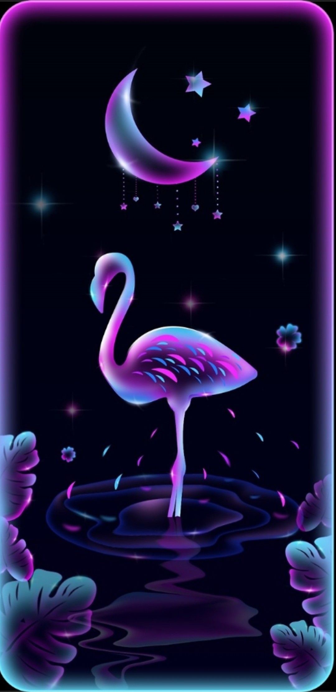 1080x2220   73+] Обои с фламинго на WallpaperSafari 