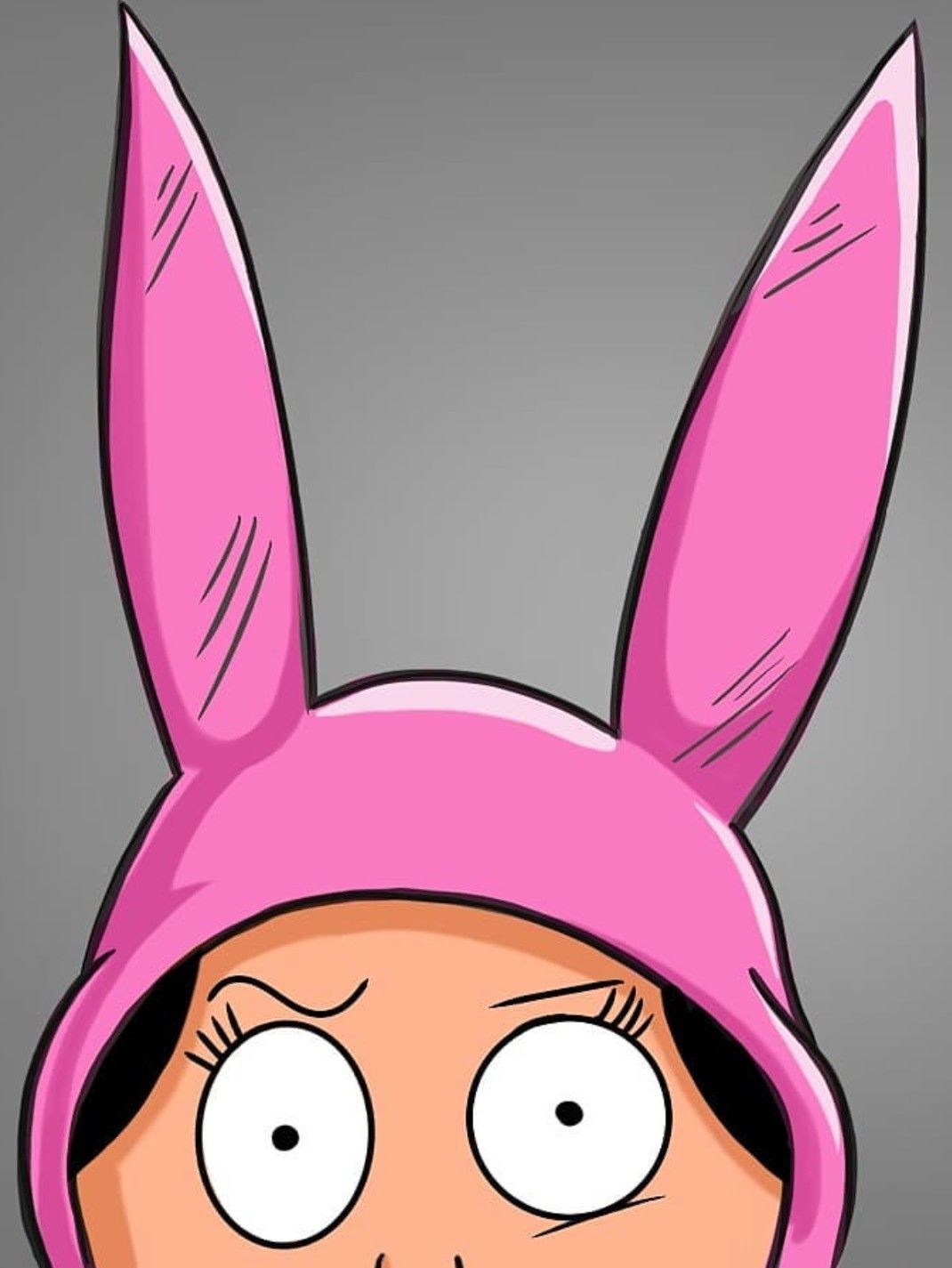 1070x1425  Louise Belcher Bobs Burgers | Бобс-бургеры обои Мини-холст Бобс бургеры смешно