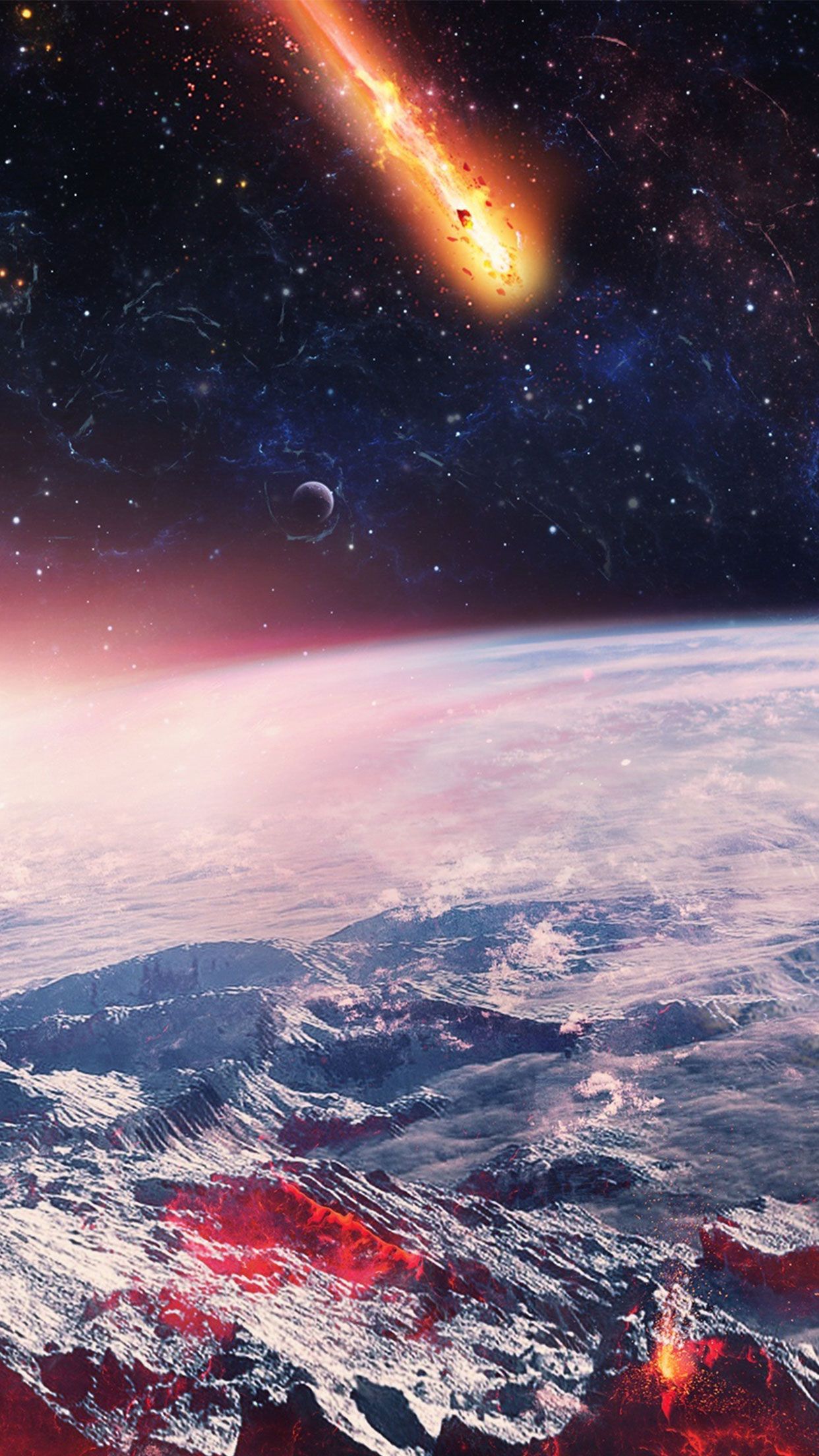 1242x2208   Галактика звезды ночь планеты астероид обои # Iphone #Android #galaxy #stars #planet # обои больше похожи на эти… | Звезды ночью Галактики звезды Наука и природа 