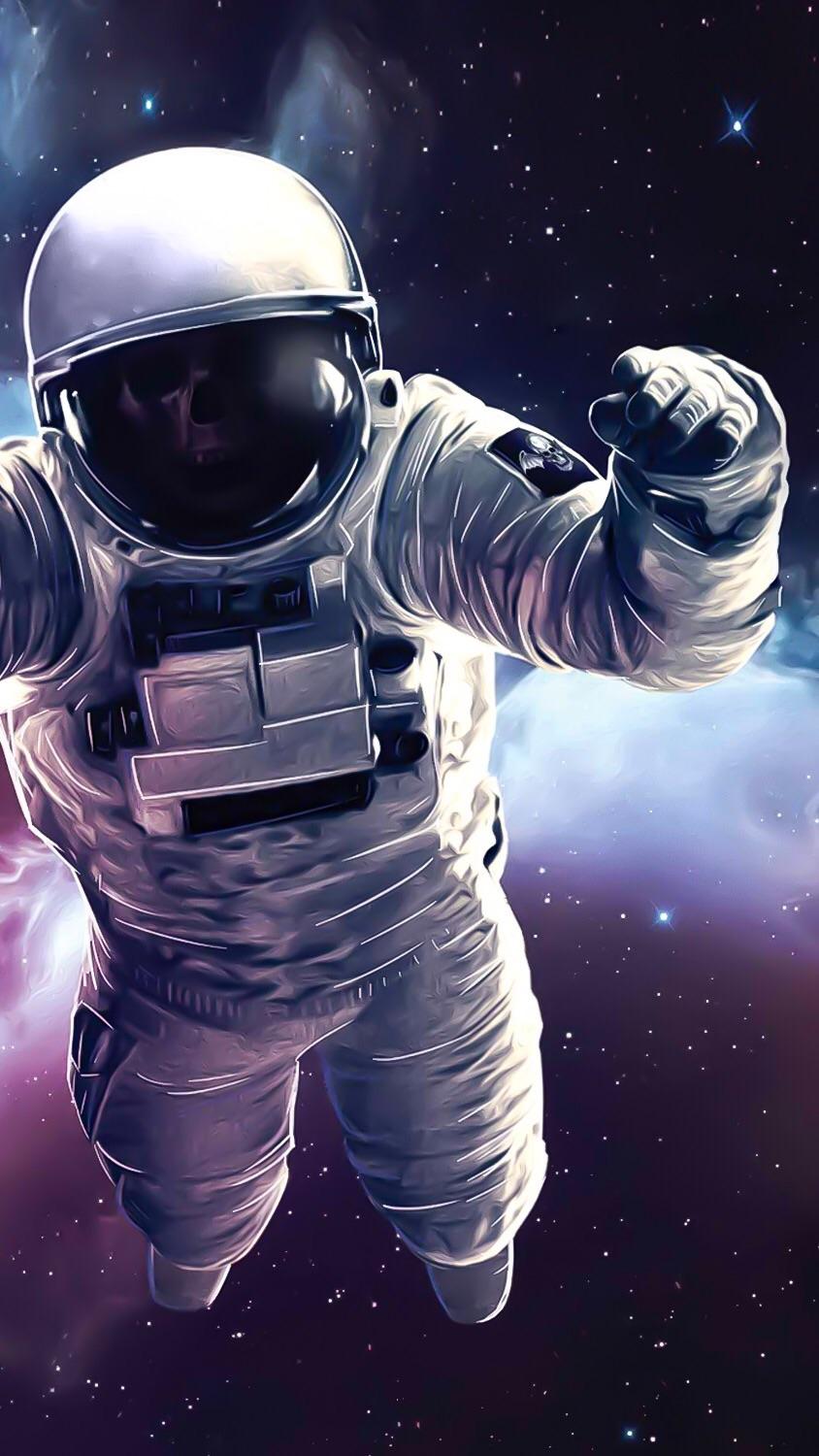 844x1500 Astronaut 4K Wallpaper Space # 88 