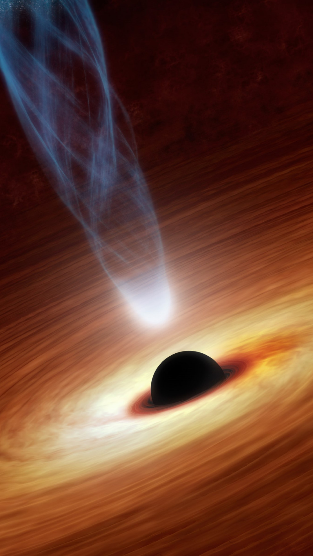 1080x1920  black hole wallpaper 172 - 1440x2560 пикселей - WallpaperPass