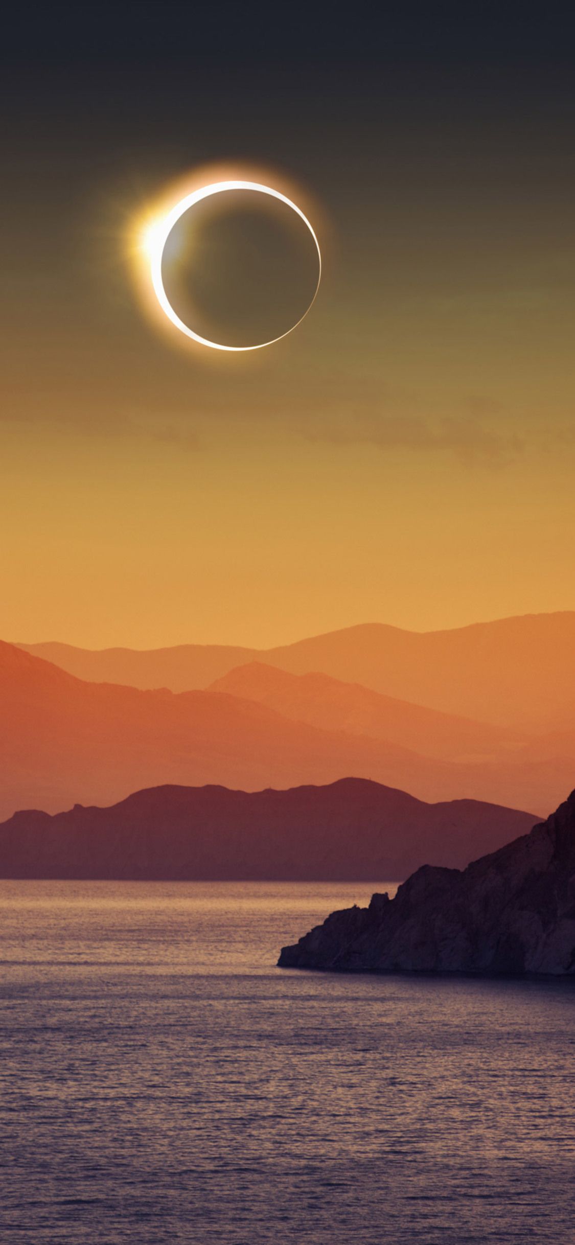 1125x2436 iPhone Wallpapers Solar Eclipse - Лучшие бесплатные фоны для iPhone с солнечным затмением - WallpaperAccess