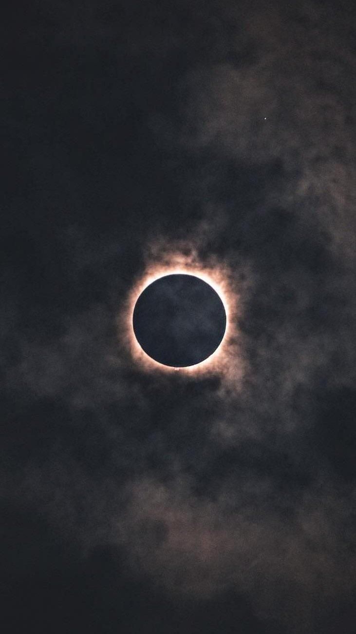 731x1300 Solar Eclipse | Фотография солнечного затмения Темные обои iphone Eclipse photography