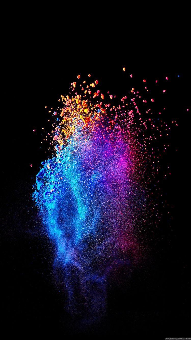 750x1333   Обои для iPhone и Android: обои Color Explosion для iPhone и Android | Абстрактные обои для iphone Обои для iphone Обои для Android 