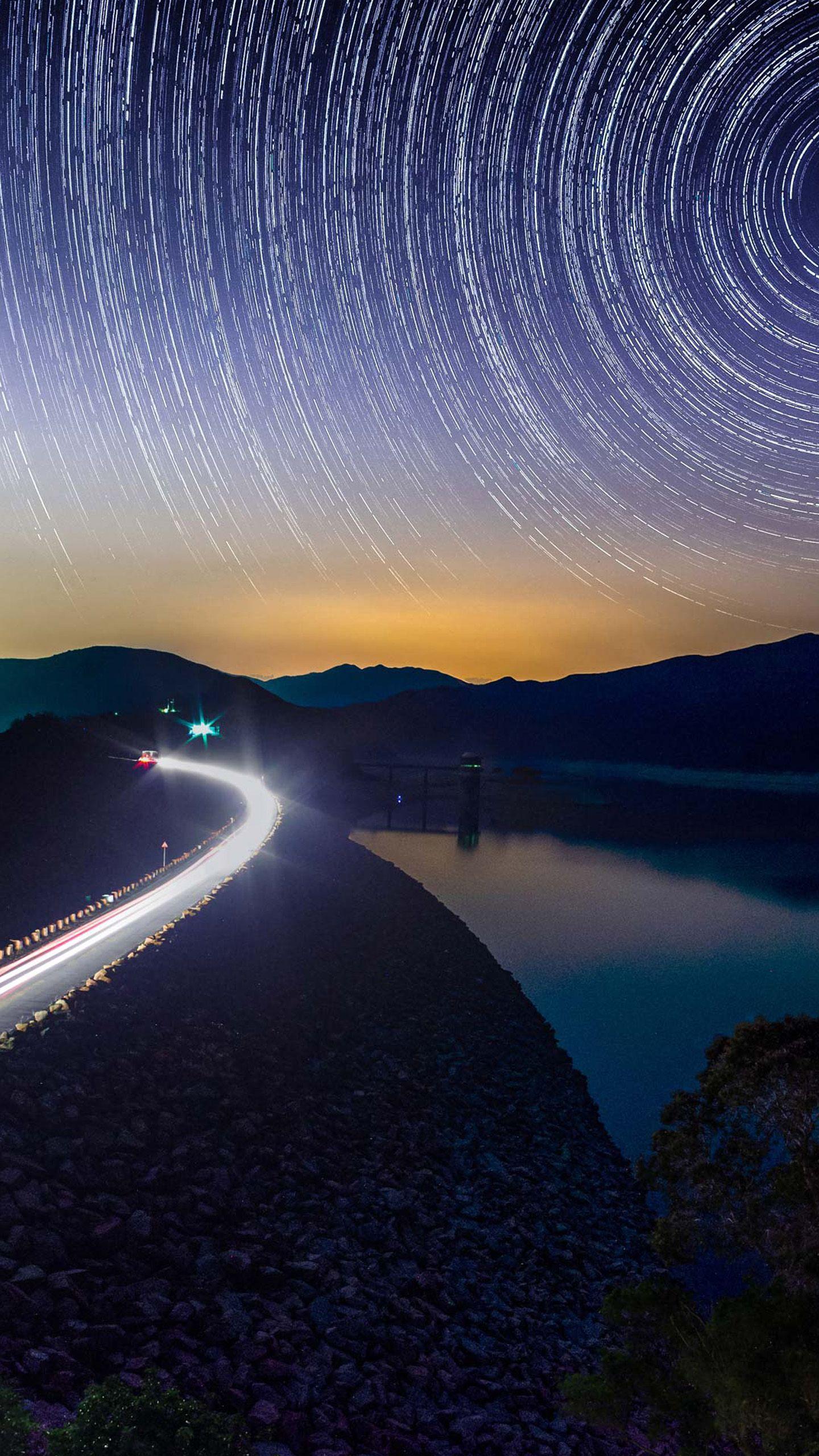 1440x2560   Обои для рабочего стола Meteor Shower - Обои Cave