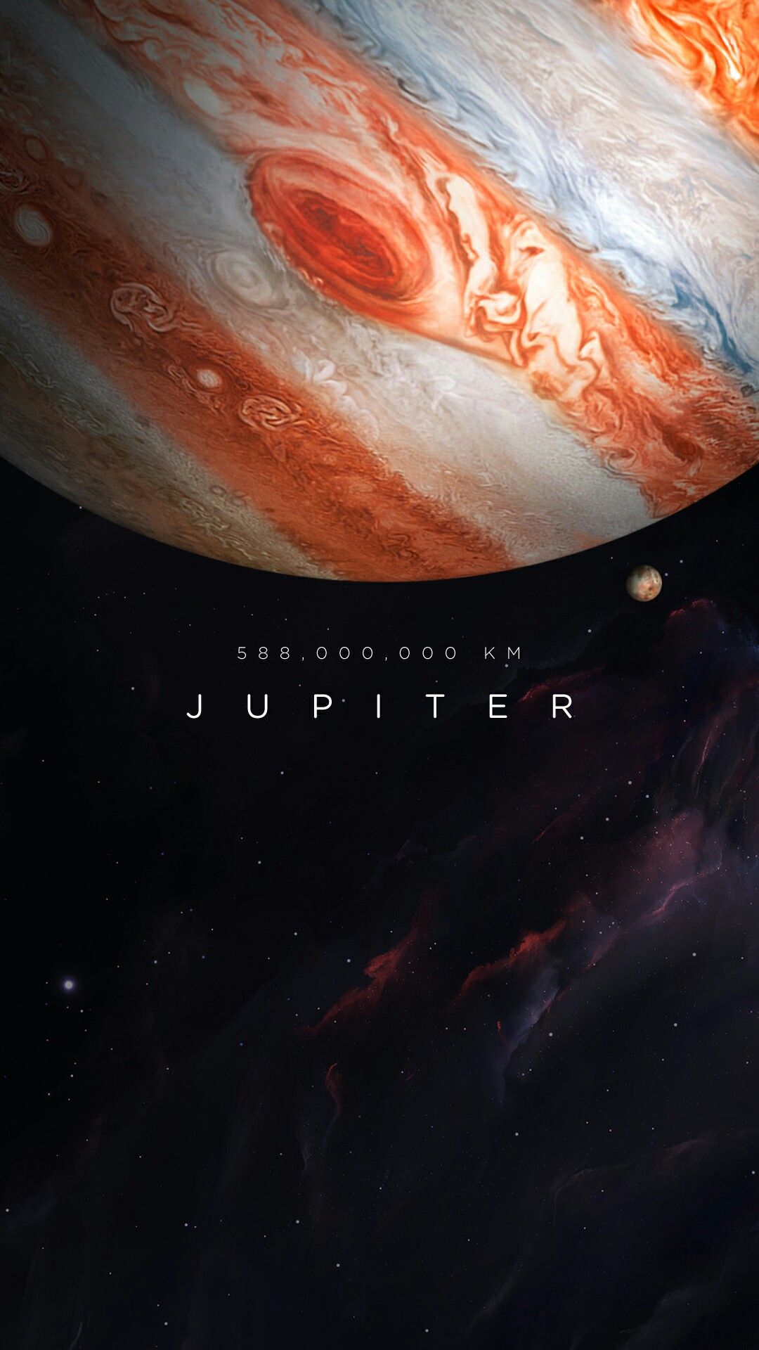 1080x1920 Юпитер Обои и изображение планеты - Планета Обои Телефон - 564x10...