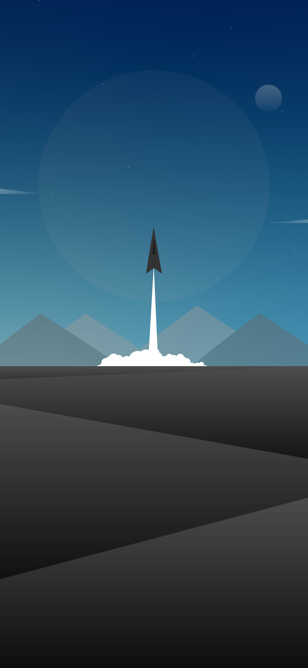1205x2609  Space Wallpaper Rocket