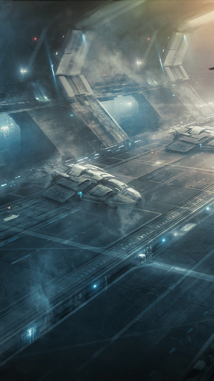 750x1334  Spacestation Gaming Обои - Обои Cave