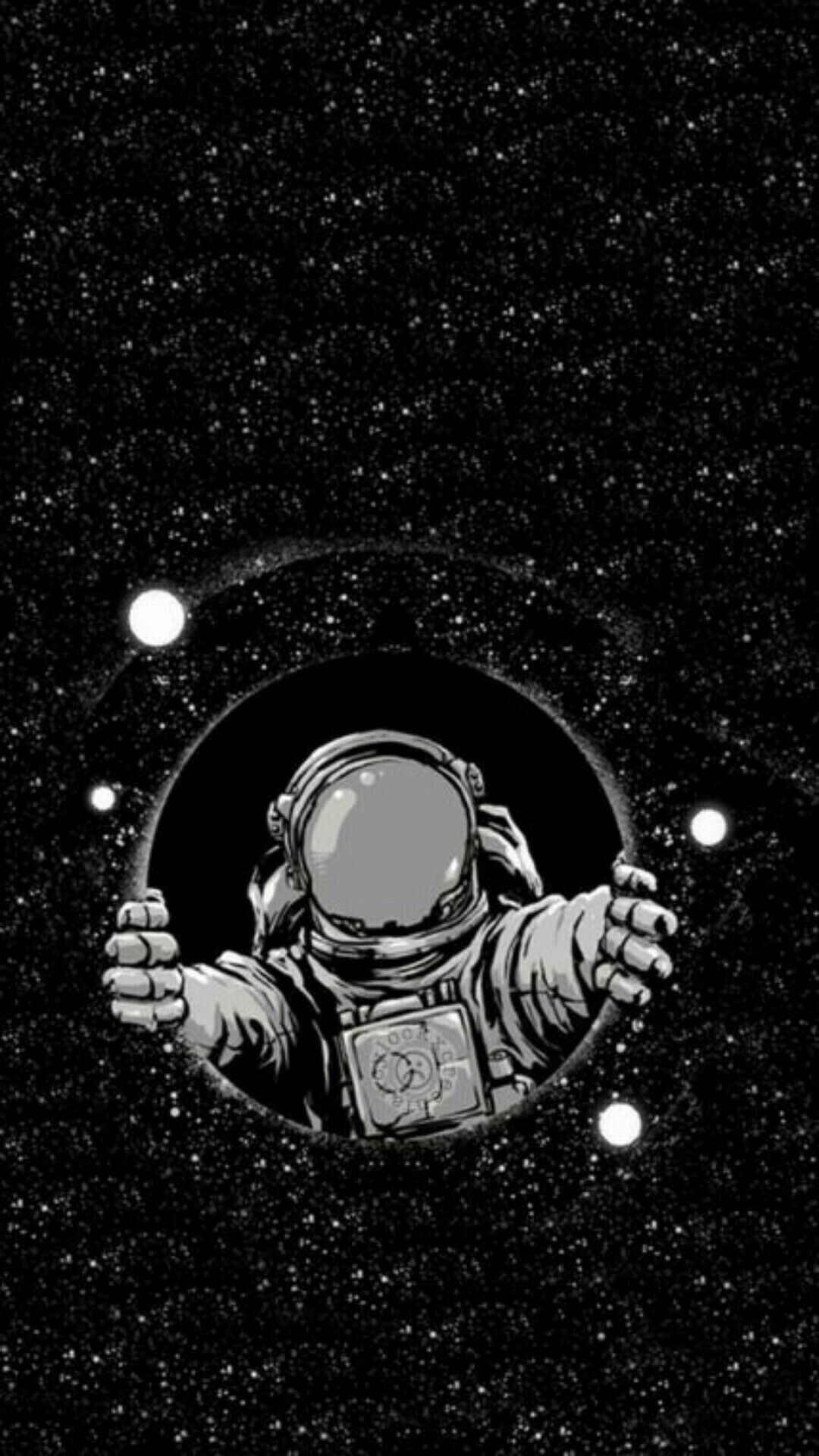 1080x1920  Download 1080x2160 Astronaut Asteroids Wormhole Wallpapers для Huawei Mate 10 - WallpaperMaiden