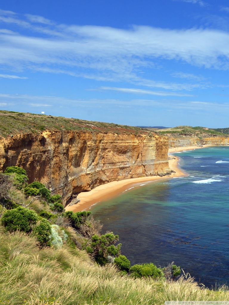 768x1024 Sea Landscape In Australia Ultra HD Desktop Background Wallpaper для: Multi Display Dual Monitor: Tablet: Smartphone