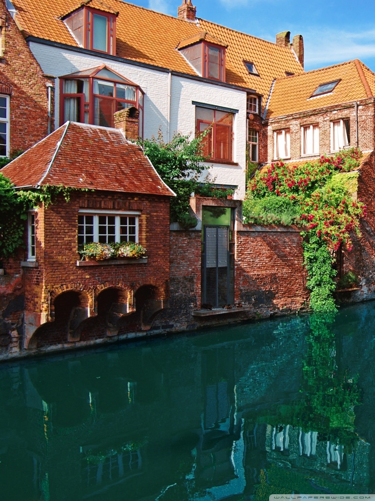 768x1024   Брюгге Бельгия Ultra HD Обои для рабочего стола для 4K UHD TV: Планшет: Смартфон