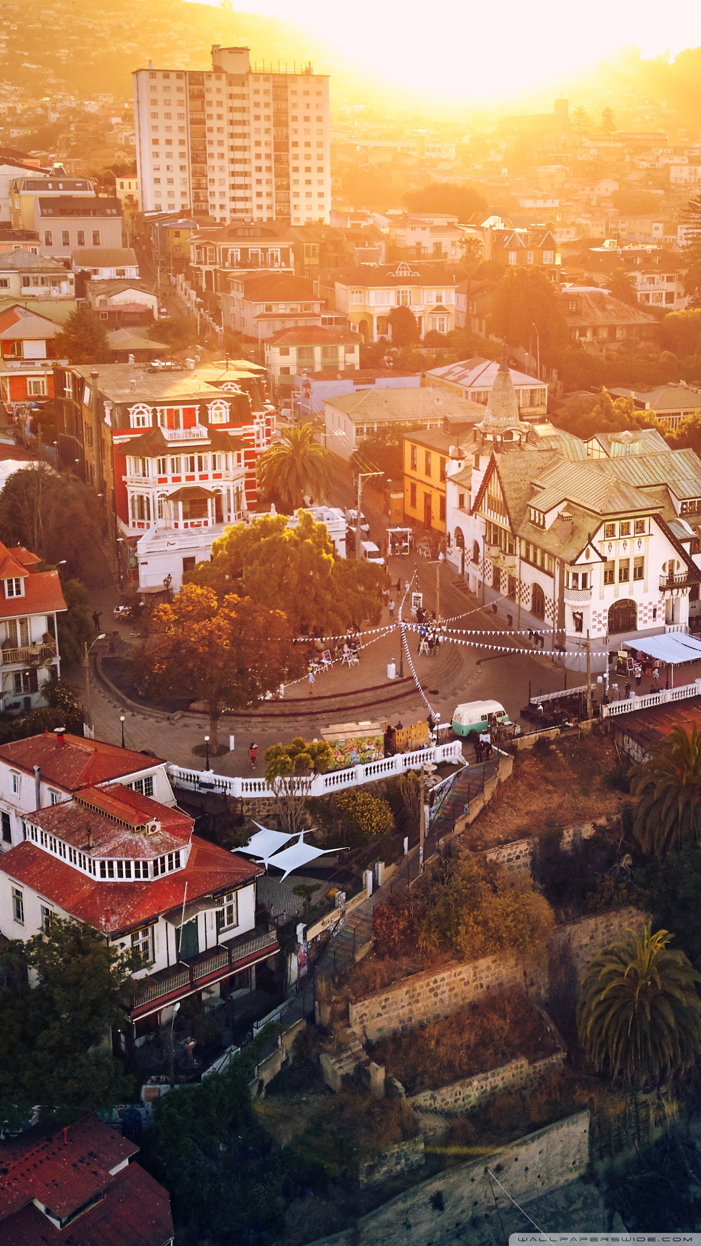 1440x2560  Valparaiso City Chile Ultra HD Фоновые обои рабочего стола для 4K UHD TV: широкоэкранный \ u0026 UltraWide Desktop \ u0026 Ноутбук: планшет: смартфон