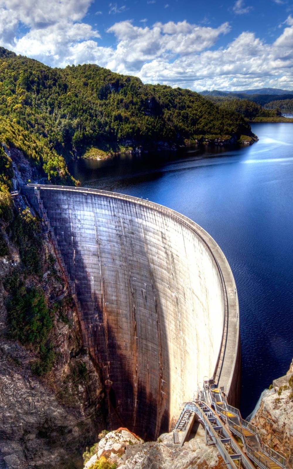 Gordon Dam Tasmania Australia Mobile Wallpaper - Mobiles Wall