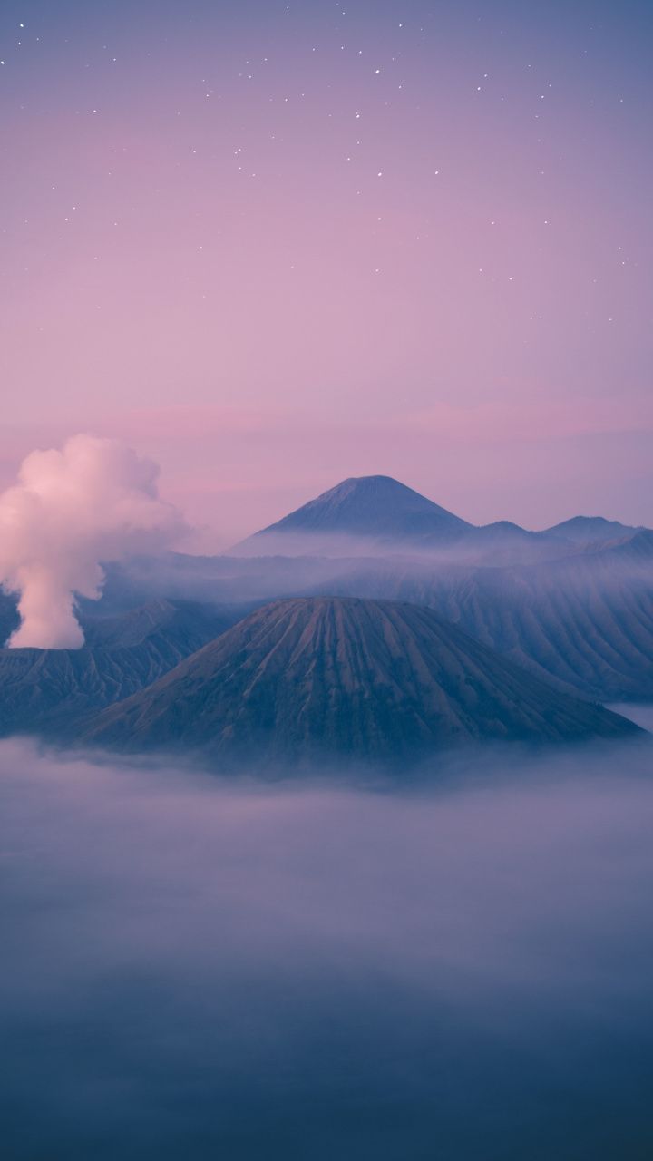 720x1280  Mount Bromo, Индонезия, вулкан 720x1280, обои | Обои Обои для рабочего стола Бесплатные обои на рабочий стол