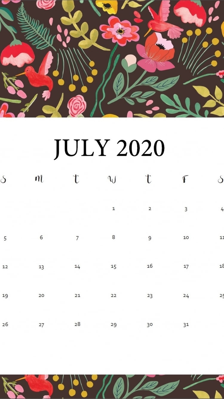 750x1334   Обои Календарь за июль - KoLPaPer - Потрясающие бесплатные обои HD