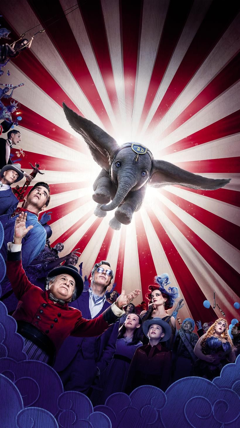 820x1459   Дамбо (2019) Телефон Обои | Moviemania | Дамбо Дамбо кино обои из фильма