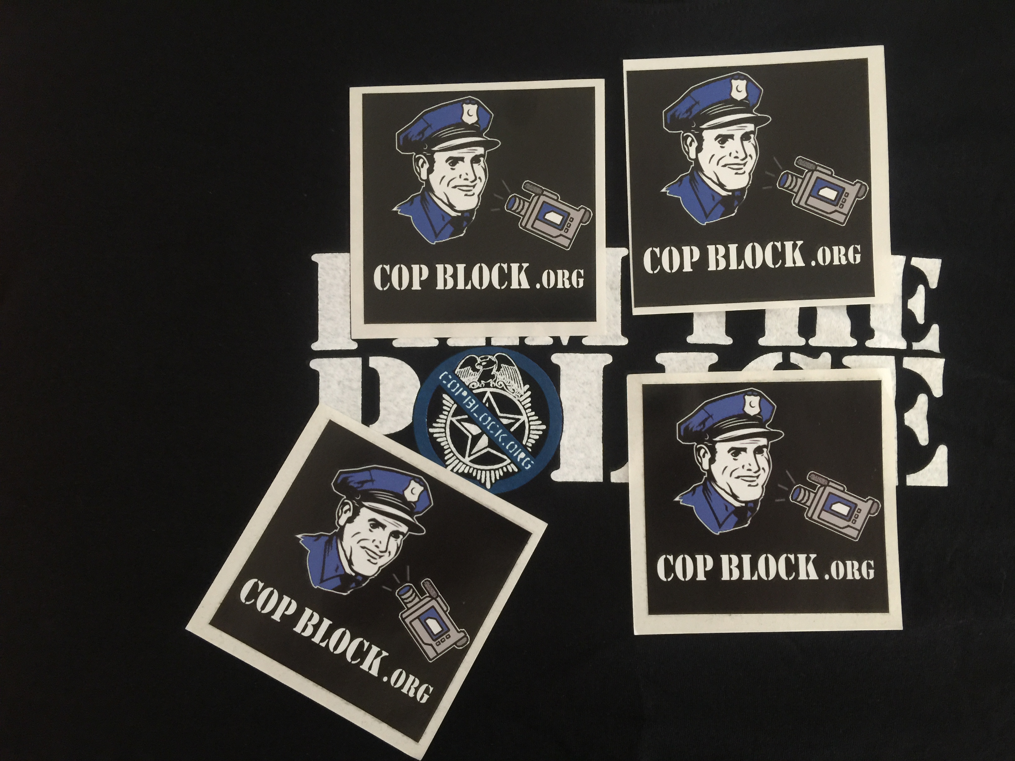 3264x2448   Смешанные стикеры; По одному (комплект из 4 штук) - Cop Block