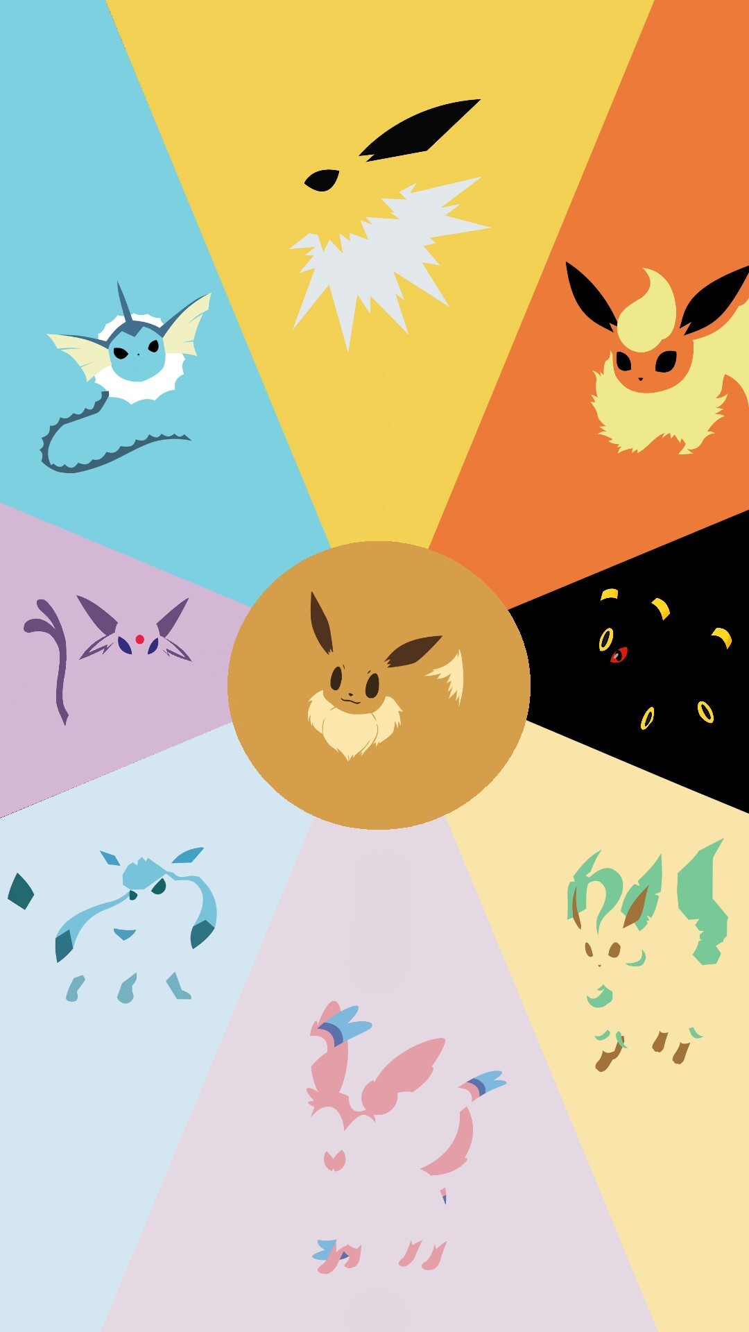 1080x1920  Pokemon Eevee Eevee Evolutions Симпатичные обои для телефона - Eevee Pokemon Wallpaper Iphone - 1080x1920 - Загрузить HD обои - WallpaperTip