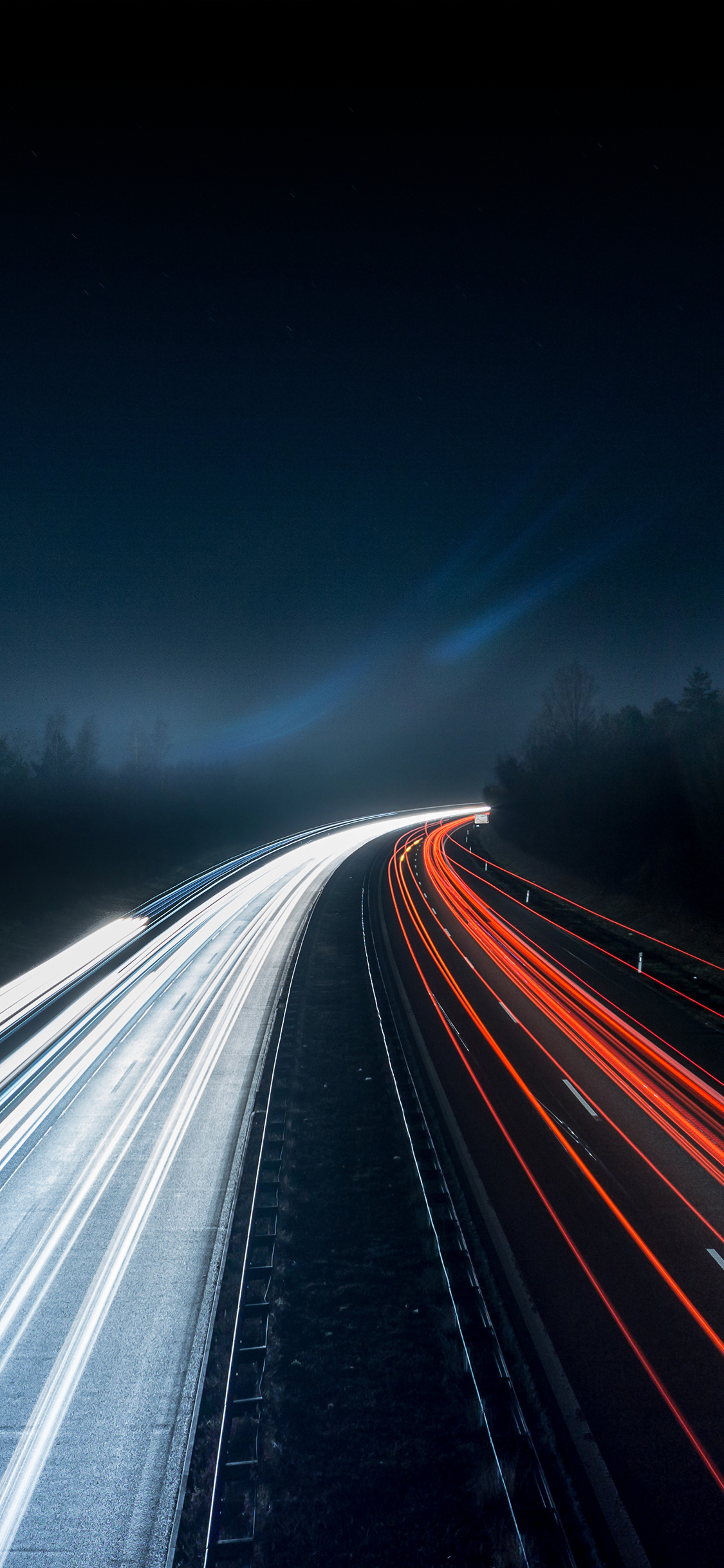 1125x2436   обои с длительной выдержкой