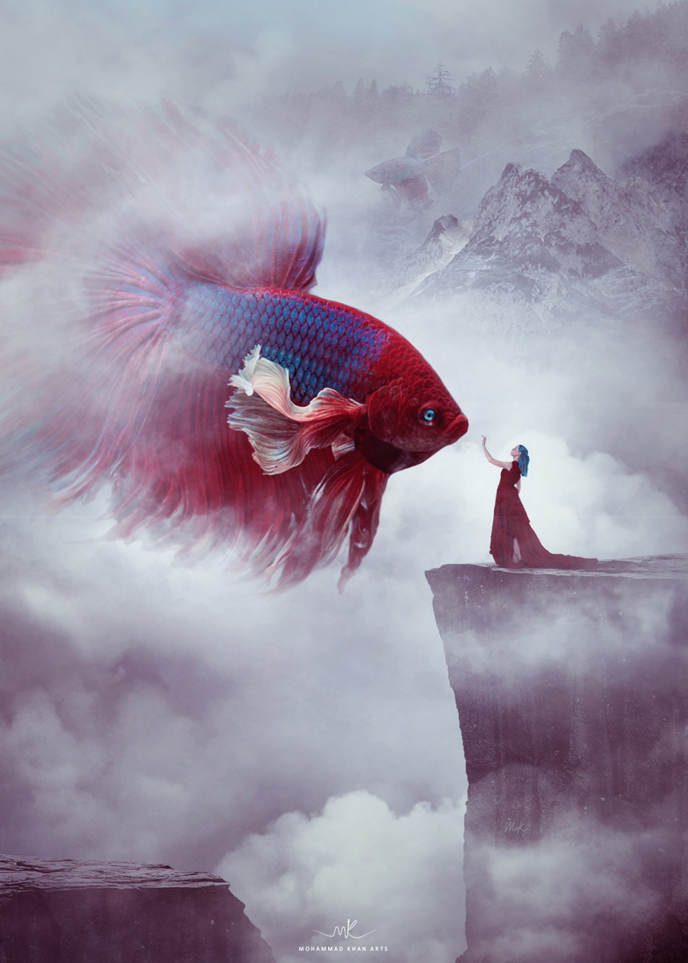 1371x1920   Обои: ART фон облака креативный дизайн фантазия изображение любовь Mkmathers MohammadKhan телефон фотоманипуляции грустное море Душа родственная душа сюрреалистические обои 1371x1920 - Mohammad77Khan - 1639251 - HD обои - WallHere