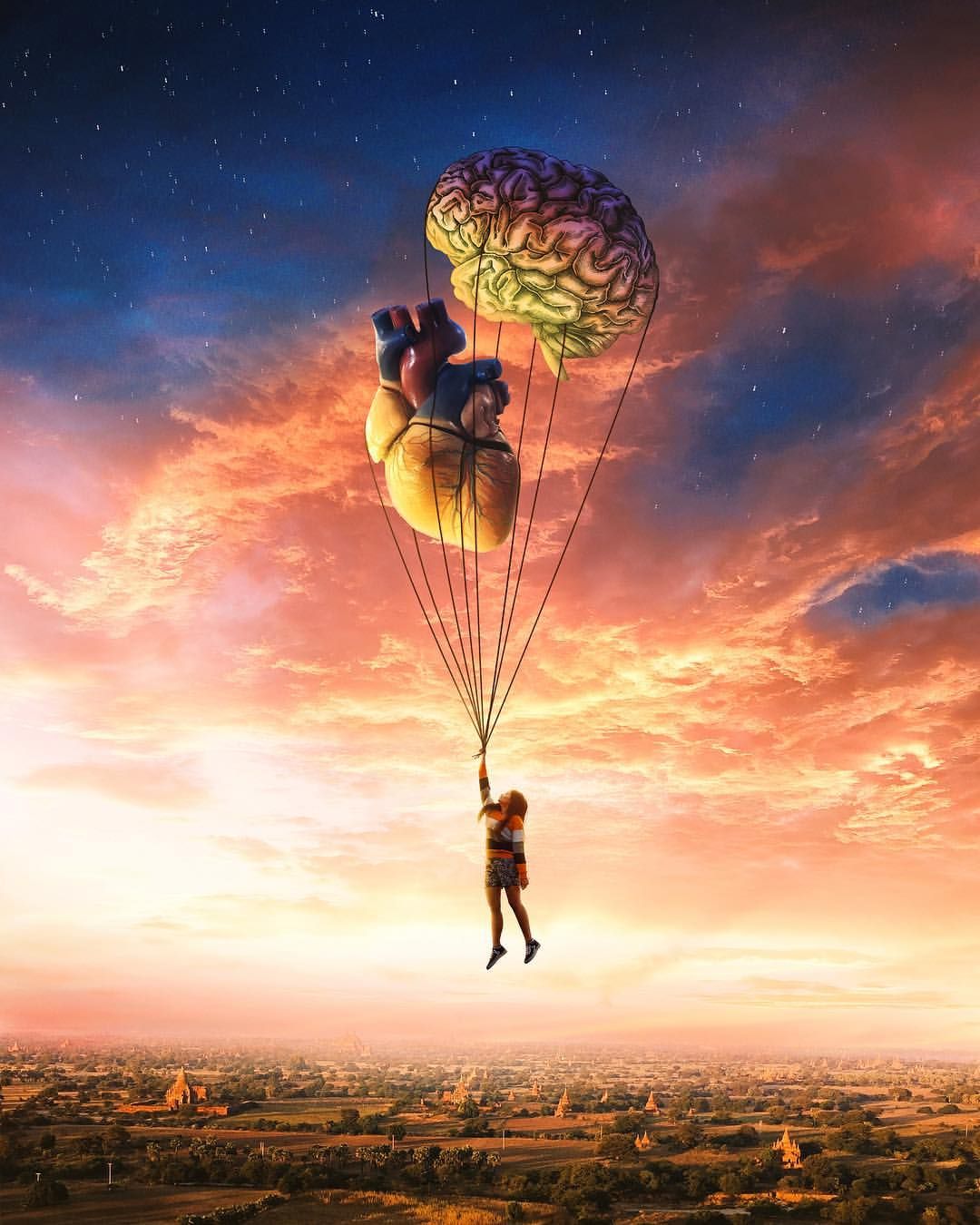 1080x1350  Dreamlike Photo Manipulations от Габриэля Аврама | Фотоманипуляция Сюрреалистическая фотоманипуляция Фото